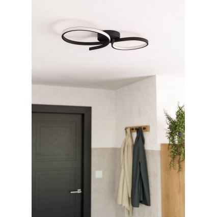 Eglo - Φωτιστικό οροφής LED LED/21W/230V 3000K μαύρο
