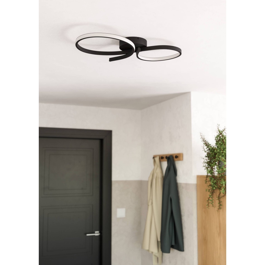 Eglo - Φωτιστικό οροφής LED LED/21W/230V 3000K μαύρο