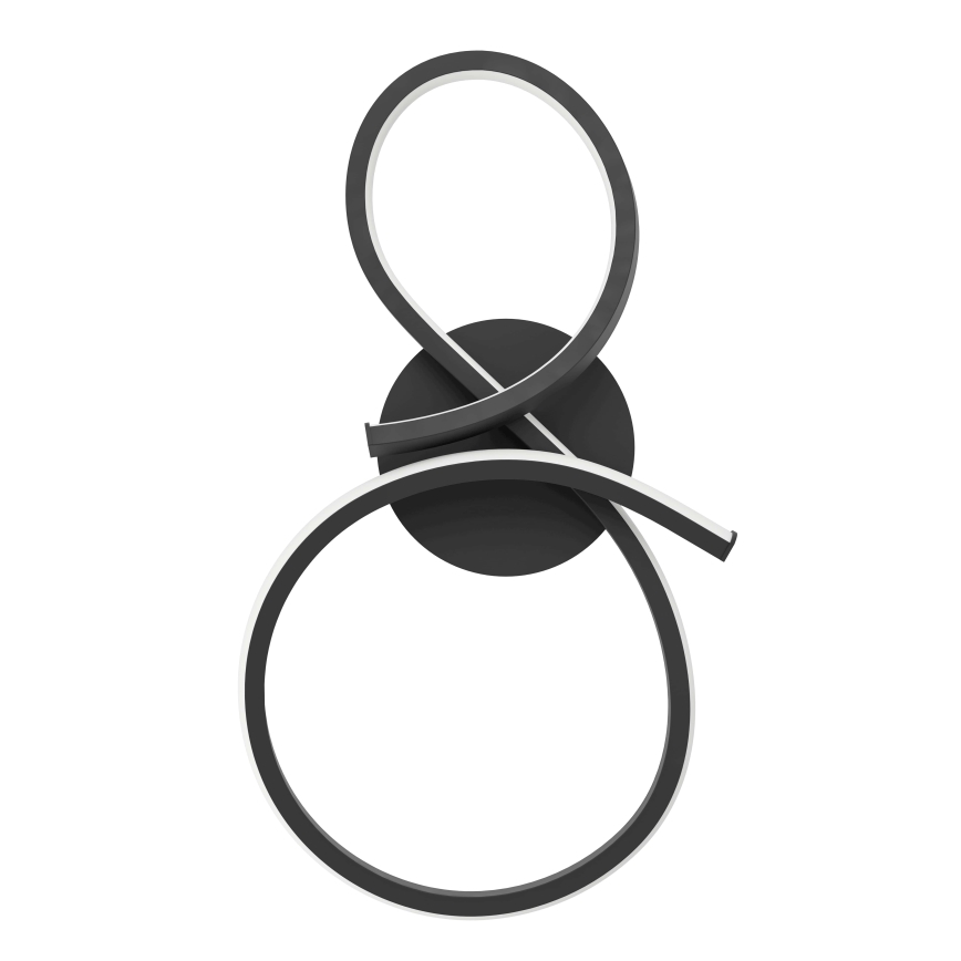 Eglo - Φωτιστικό τοίχου LED LED/11,4W/230V 3000K μαύρο