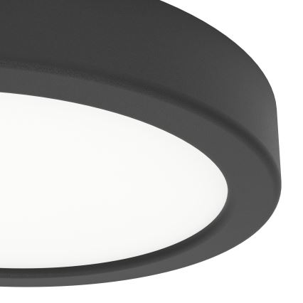 Eglo - LED φωτιστικό οροφής LED/7,5W/230V 2700/4000/6500K διάμ. 16,6 cm μαύρο