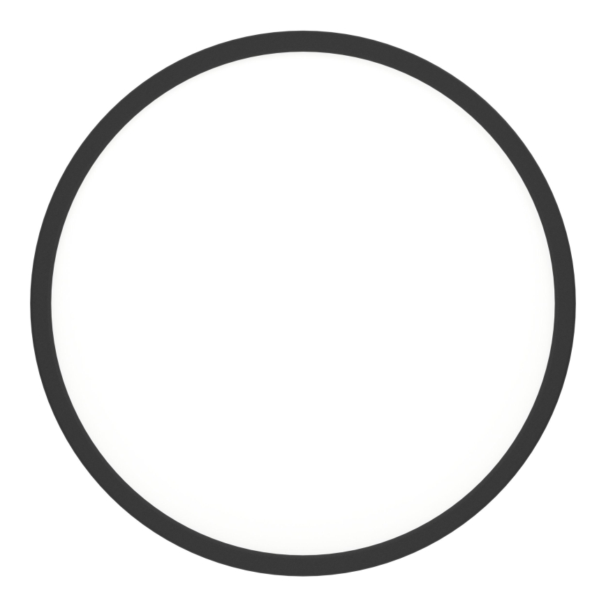 Eglo - Φωτιστικό οροφής LED 17W/230V, 2700/4000/6500K, διάμ. 38,9 εκ., μαύρο