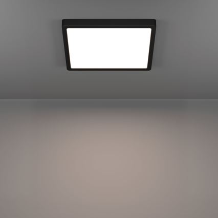 Eglo - Φωτιστικό οροφής LED/13W/230V 2700/4000/6500K 29x29cm μαύρο