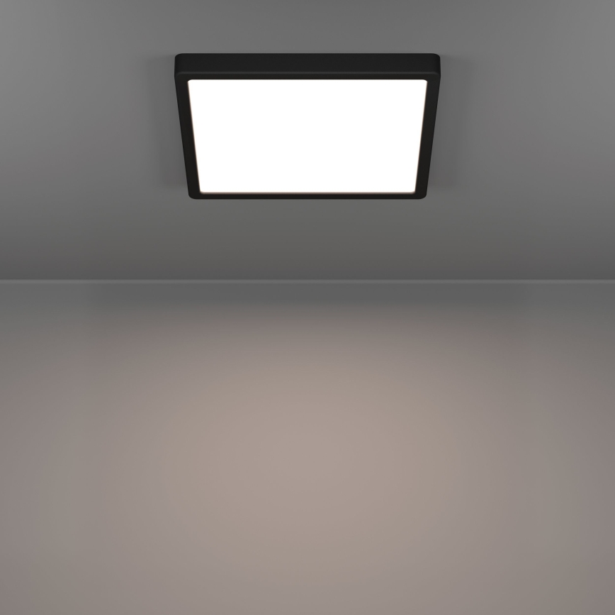 Eglo - Φωτιστικό οροφής LED/13W/230V 2700/4000/6500K 29x29cm μαύρο