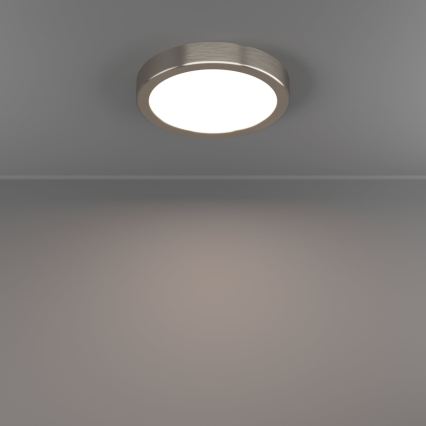 Eglo - Φωτιστικό οροφής LED 7,5W/230V 2700/4000/6500K διάμ. 16,6 cm ματ χρώμιο