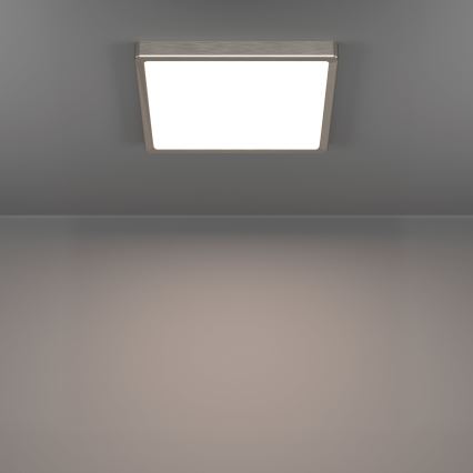 Eglo - Φωτιστικό οροφής LED/13W/230V 2700/4000/6500K 29x29 cm ματ χρώμιο