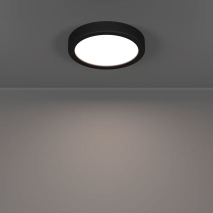 Eglo - Φωτιστικό οροφής για μπάνιο LED/7,5W/230V 2700/4000/6500K Ø 16,6 cm IP44 μαύρο