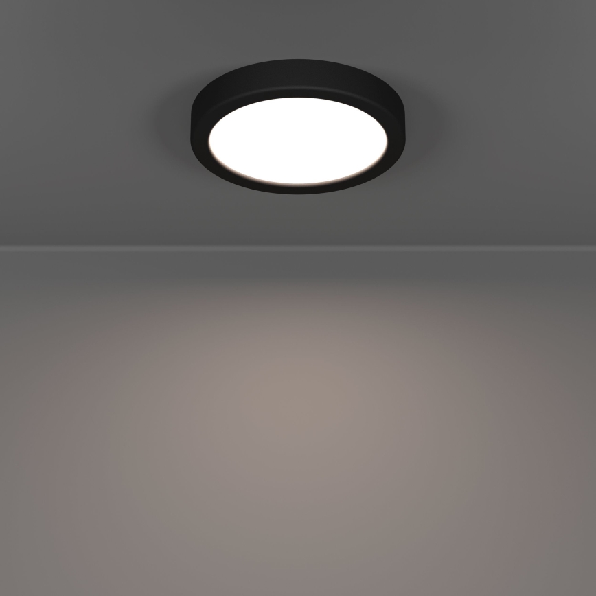 Eglo - Φωτιστικό οροφής για μπάνιο LED/7,5W/230V 2700/4000/6500K Ø 16,6 cm IP44 μαύρο