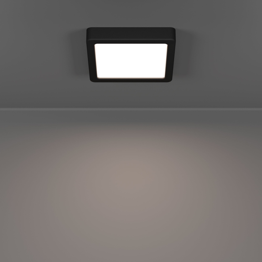 Eglo - LED Φωτιστικό οροφής μπάνιου LED/7W/230V 15x15 cm IP44 μαύρο