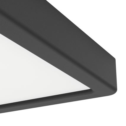 Eglo - Φωτιστικό οροφής για μπάνιο LED/7W/230V 2700/4000/6500K 15x15 cm IP44 μαύρο