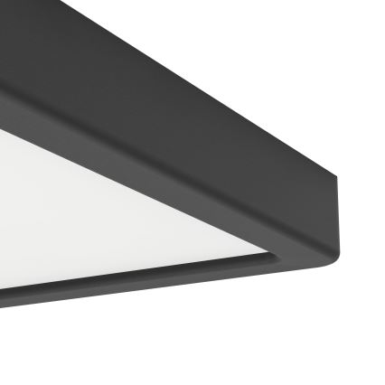 Eglo - Φωτιστικό οροφής LED για μπάνιο LED/10,5W/230V 2700/4000/6500K 22x22 cm IP44 μαύρο