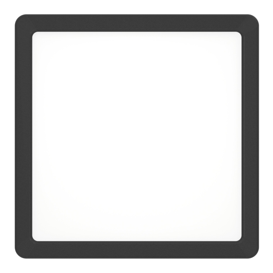 Eglo - Φωτιστικό οροφής LED για μπάνιο LED/10,5W/230V 2700/4000/6500K 22x22 cm IP44 μαύρο