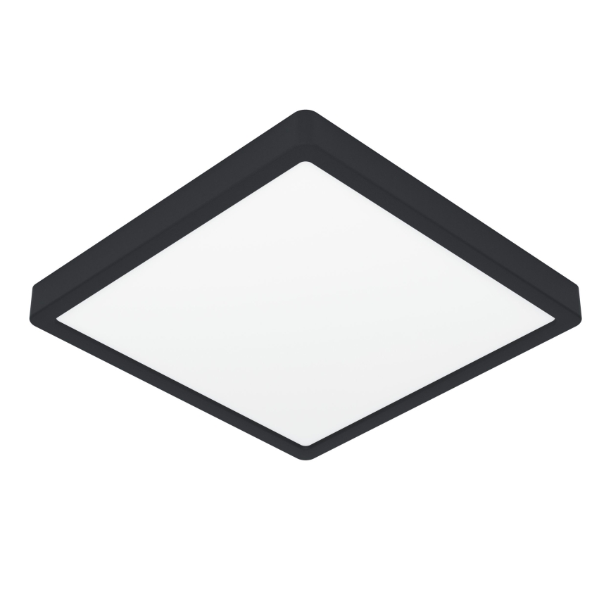 Eglo - LED φωτιστικό οροφής μπάνιου LED/13W/230V 29x29 cm IP44 μαύρο