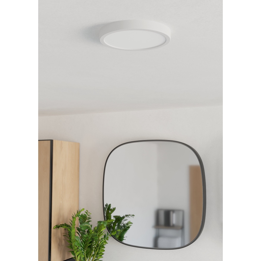 Eglo - LED Φωτιστικό οροφής μπάνιου LED/11,5W/230V 2700/4000/6500K διάμ. 21,1 cm IP44 λευκό