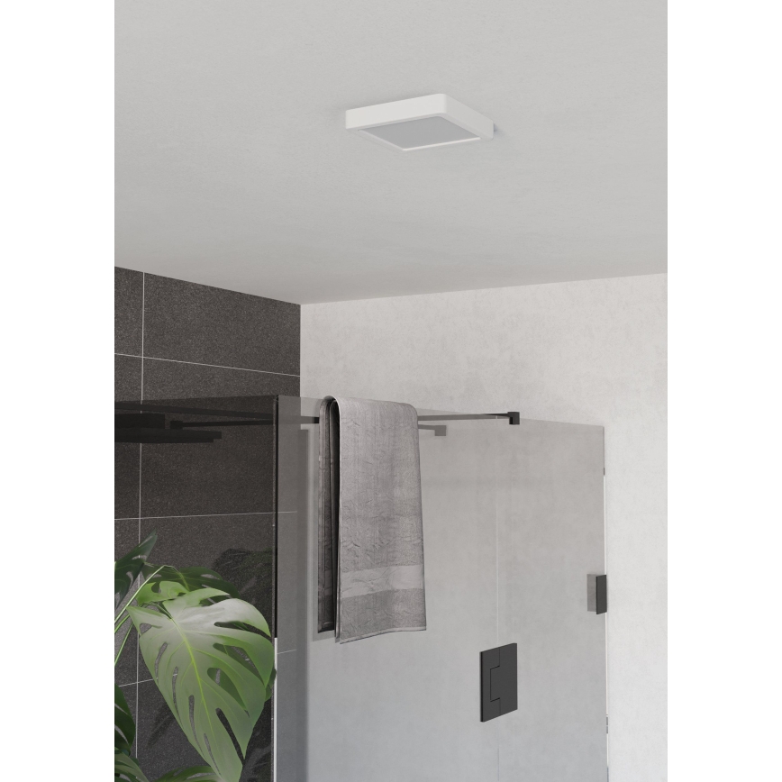 Eglo - Φωτιστικό οροφής LED για μπάνιο LED/7W/230V 2700/4000/6500K 15x15 cm IP44 λευκό