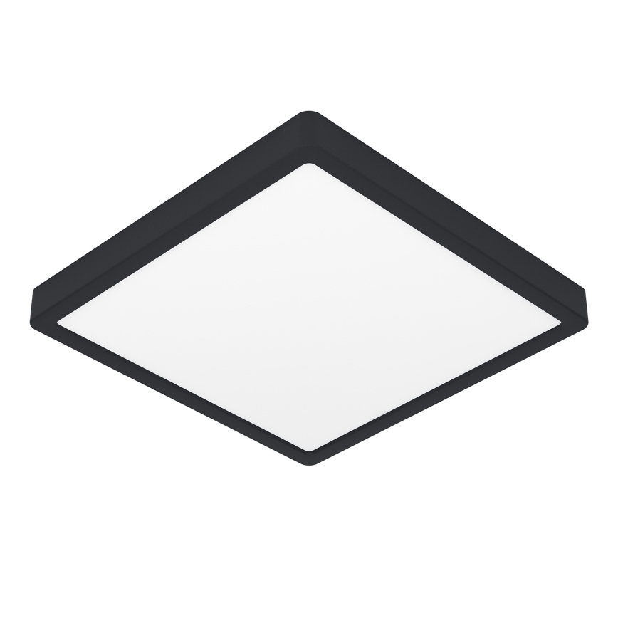 Eglo - LED RGBW ρυθμιζόμενο φωτιστικό οροφής μπάνιου LED/13,5W/230V 2700-6500K 29,5x29,5 cm IP44 μαύρο