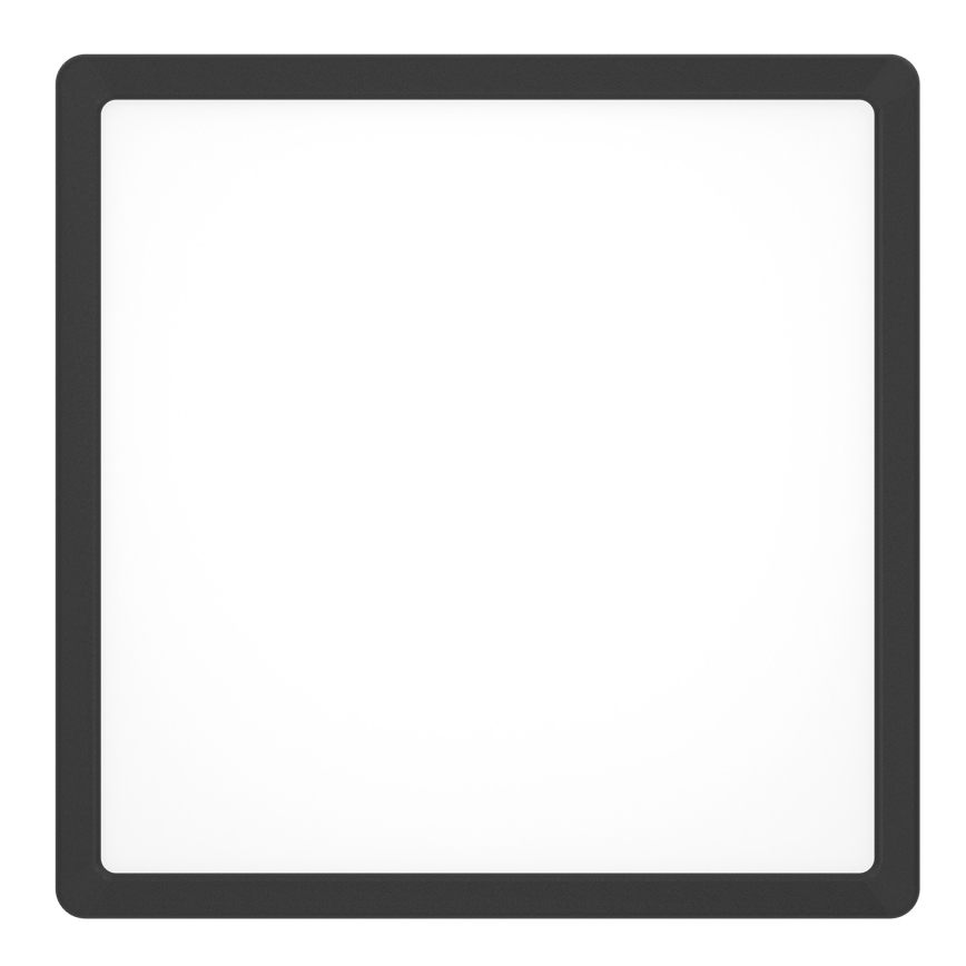 Eglo - LED RGBW ρυθμιζόμενο φωτιστικό οροφής μπάνιου LED/13,5W/230V 2700-6500K 29,5x29,5 cm IP44 μαύρο