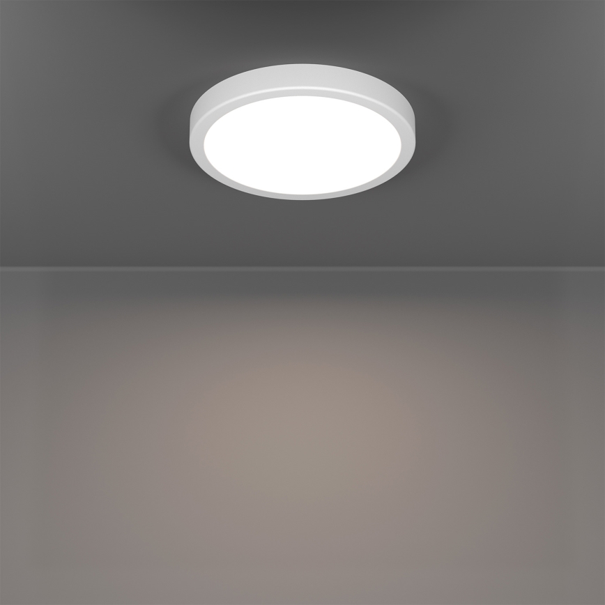 Eglo - LED RGBW Ρυθμιζόμενο φωτιστικό οροφής μπάνιου LED/11,2W/230V 2700-6500K διάμ. 21,1 εκ. IP44 λευκό