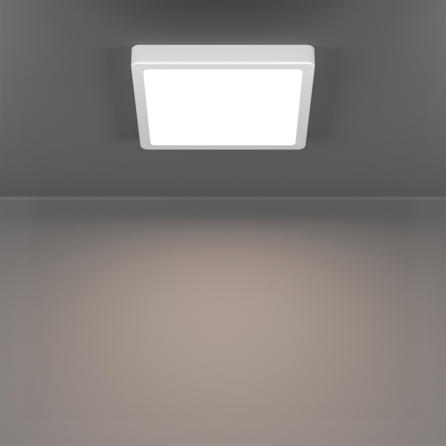 Eglo - LED RGBW Ρυθμιζόμενο οροφής φωτιστικό για μπάνιο LED/10,5W/230V 2700-6500K 22x22 cm IP44 λευκό