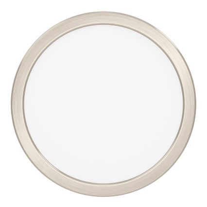 Eglo - LED RGBW Ρυθμιζόμενο φωτιστικό οροφής για μπάνιο LED/11,2W/230V 2700-6500K διάμ. 21,1 cm IP44 ματ χρώμιο