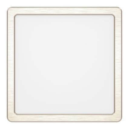 Eglo - LED RGBW ρυθμιζόμενο φωτιστικό οροφής μπάνιου LED/10,5W/230V 2700-6500K 22x22 cm IP44 ματ χρώμιο