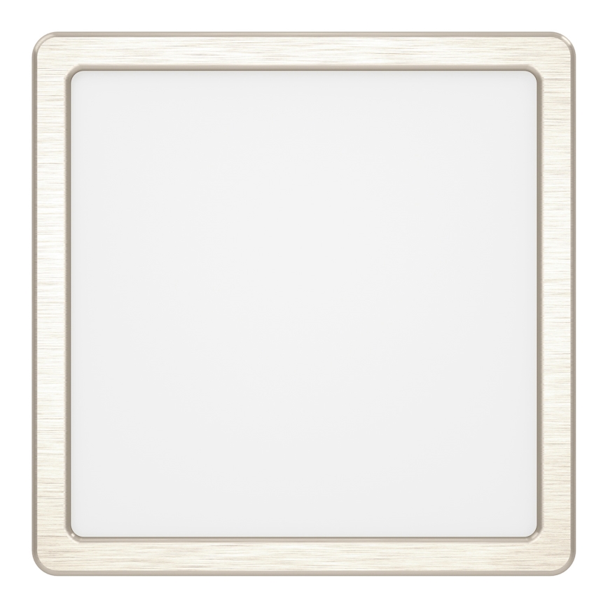 Eglo - LED RGBW ρυθμιζόμενο φωτιστικό οροφής μπάνιου LED/10,5W/230V 2700-6500K 22x22 cm IP44 ματ χρώμιο