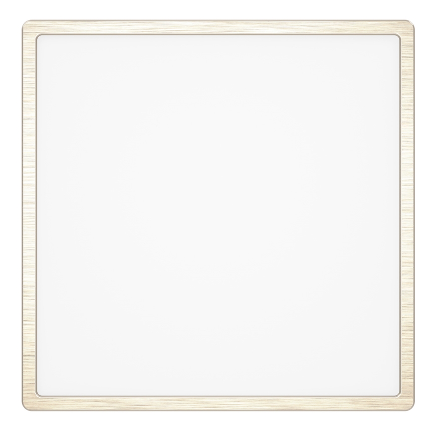 Eglo - LED RGBW ρυθμιζόμενο φωτιστικό οροφής για μπάνιο LED/13,5W/230V 2700-6500K 29,5x29,5 cm IP44 ματ χρώμιο