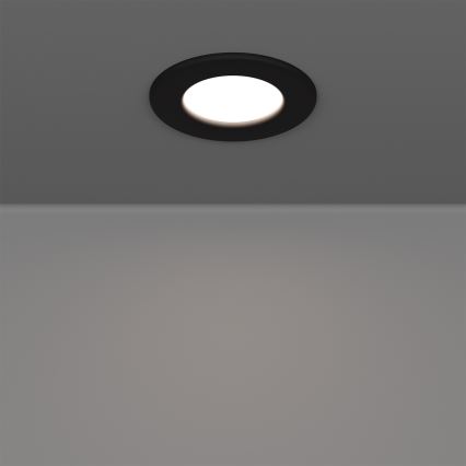 Eglo - Σετ 3x εντοιχισμένα LED φωτιστικά οροφής LED/3,7W/230V 2700/4000/6500K διάμ. 8,8 cm μαύρο
