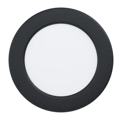 Eglo - Χωνευτό φωτιστικό LED LED/6,3W/230V 2700/4000/6500K διάμ. 11,9 cm μαύρο