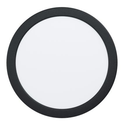 Eglo - Εντοιχισμένο φωτιστικό LED/18,5W/230V 2700/4000/6500K διάμ. 21,6 εκ. μαύρο