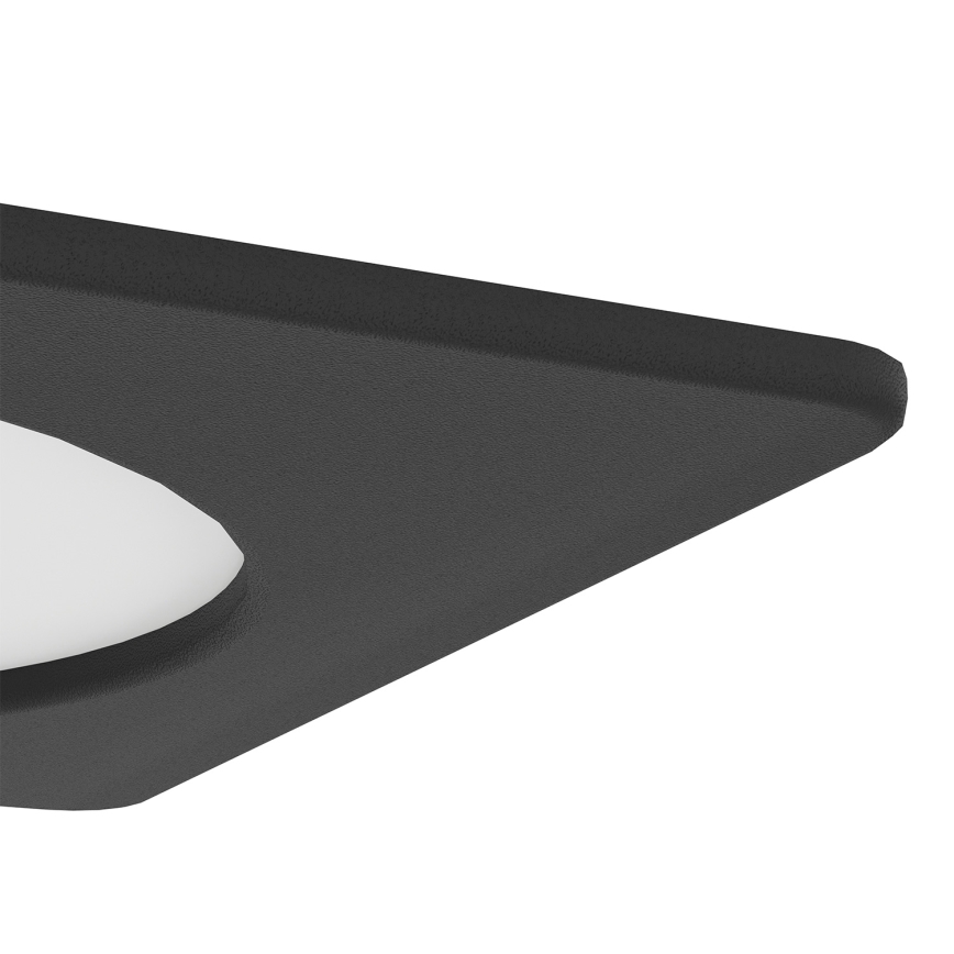 Eglo - Φωτιστικό για ψευδοροφή LED/6,3W/230V 2700/4000/6500K 11,9x11,9 cm μαύρο