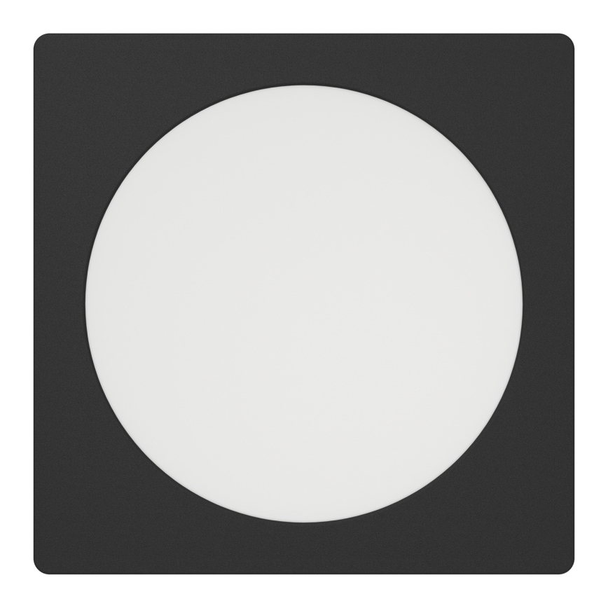 Eglo - Εντοιχιζόμενο φωτιστικό οροφής LED LED/10,5W/230V 2700/4000/6500K 16,6x16,6 cm μαύρο