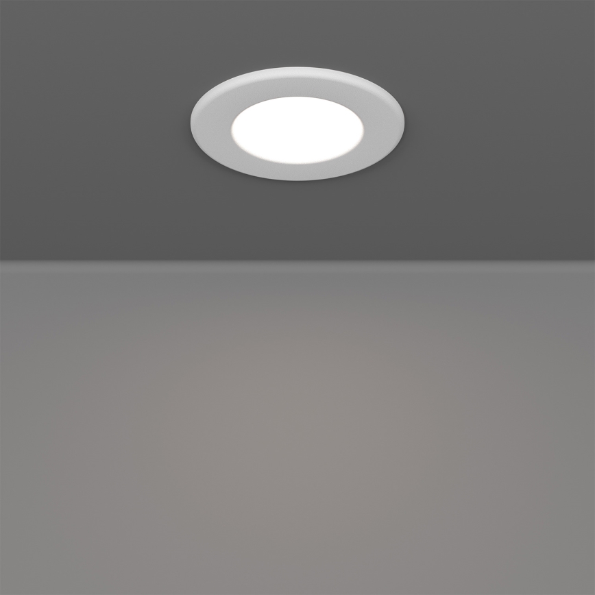 Eglo - Σετ 3x εντοιχιστά φωτιστικά LED LED/3,7W/230V 2700/4000/6500K pr. 8,8 cm λευκά