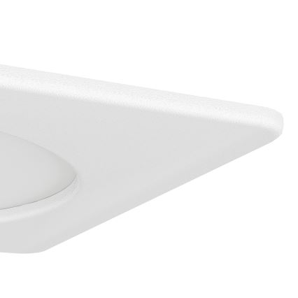 Eglo - Εντοιχισμένο φωτιστικό οροφής LED/6,3W/230V 2700/4000/6500K 11,9x11,9 cm λευκό