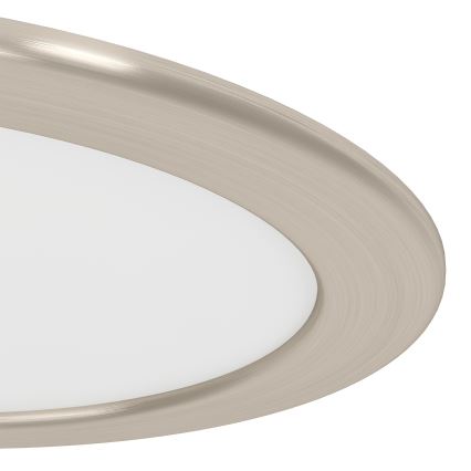 Eglo - LED εντοιχισμένο φωτιστικό οροφής LED/10,5W/230V 2700/4000/6500K Ø 16,8 cm ματ χρώμιο