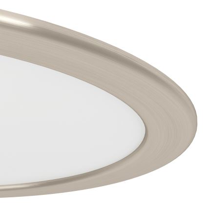 Eglo - Χωνευτό φωτιστικό LED/18,5W/230V 2700/4000/6500K Ø 21,6 εκ. ματ χρώμιο