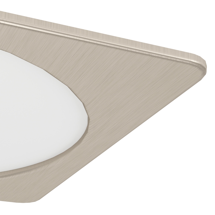 Eglo - Χωνευτό LED φωτιστικό 18,5W/230V 2700/4000/6500K 21,6x21,6 cm ματ χρώμιο