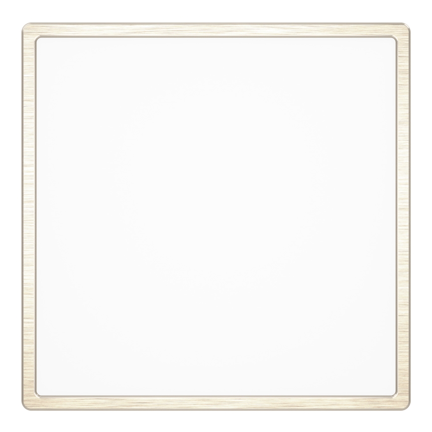 Eglo - LED RGBW Ρυθμιζόμενο φωτιστικό οροφής για μπάνιο LED/17,8W/230V 2700-6500K 39x39 cm IP44 ματ χρώμιο