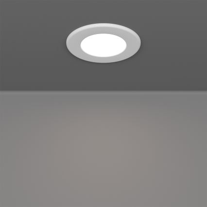 Eglo - Σετ 3xLED RGBW Ρυθμιζόμενο εντοιχισμένο φωτιστικό οροφής για μπάνιο LED/2,8W/230V 2700-6500K pr. 8,8 cm IP44 λευκό