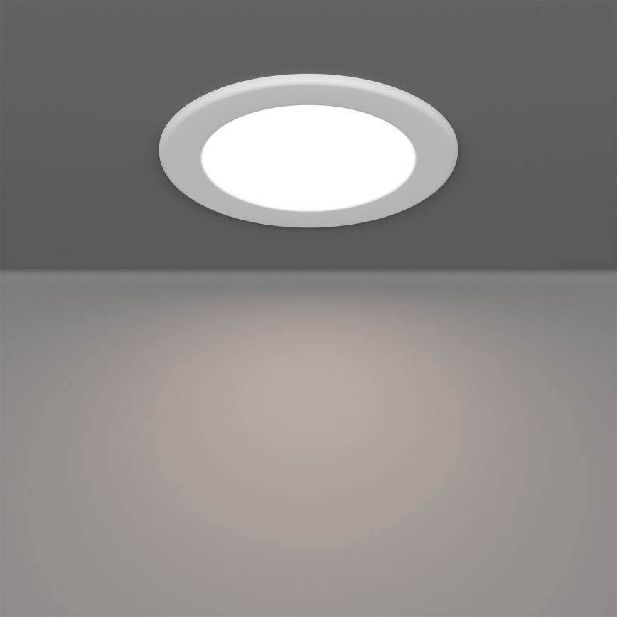 Eglo - LED RGBW ρυθμιζόμενο χωνευτό φωτιστικό οροφής για μπάνιο LED/5W/230V 2700-6500K Ø 12 cm IP44 λευκό