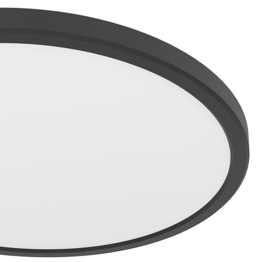 Eglo - LED Οροφιαίο φωτιστικό μπάνιου LED/13,9W/230V 2700/4000/6500K διάμ. 30 εκ. IP44 μαύρο