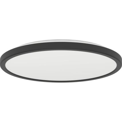 Eglo - LED Οροφιαίο φωτιστικό μπάνιου LED/13,9W/230V 2700/4000/6500K διάμ. 30 εκ. IP44 μαύρο