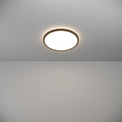 Eglo - Φωτιστικό οροφής μπάνιου LED LED/13,9W/230V 2700/4000/6500K διάμετρος 30 cm IP44 μαύρο
