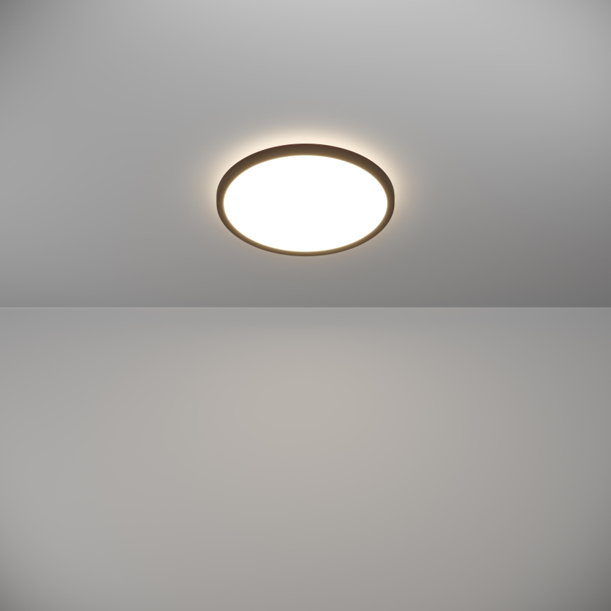 Eglo - Φωτιστικό οροφής μπάνιου LED LED/13,9W/230V 2700/4000/6500K διάμετρος 30 cm IP44 μαύρο