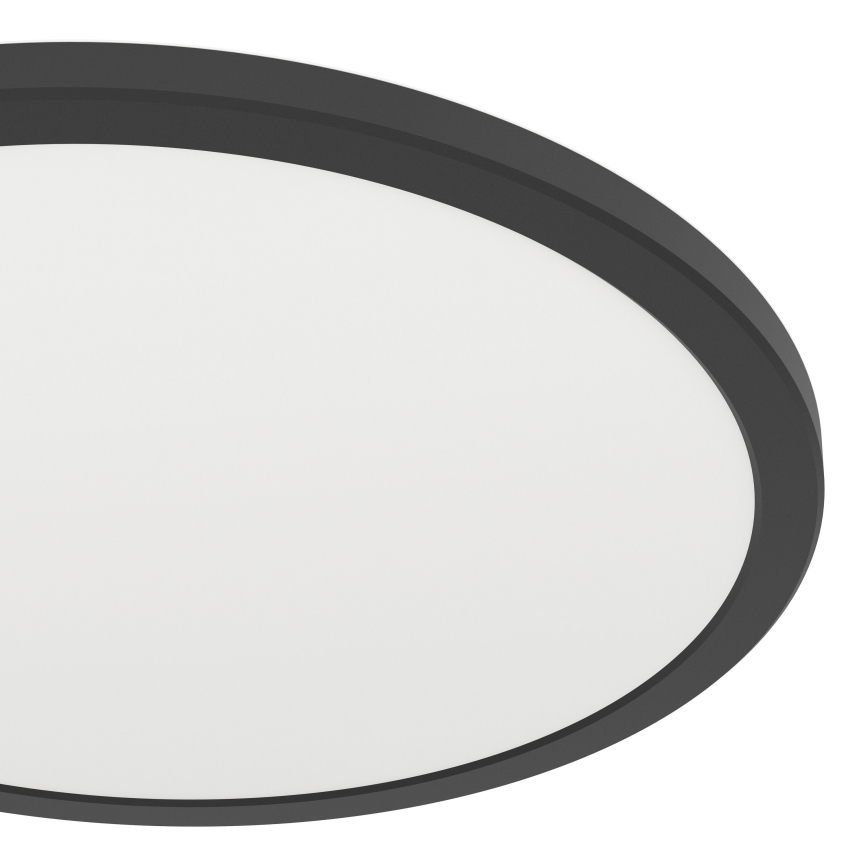 Eglo - Φωτιστικό οροφής μπάνιου LED LED/18,5W/230V 2700K/4000K/6500K διάμετρος 38,9 cm IP44 μαύρο