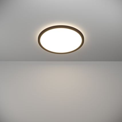 Eglo - Φωτιστικό οροφής μπάνιου LED LED/18,5W/230V 2700K/4000K/6500K διάμετρος 38,9 cm IP44 μαύρο