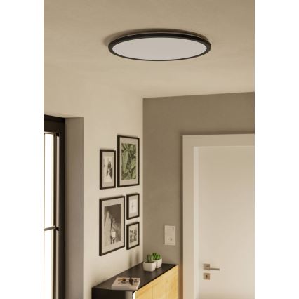 Eglo - Φωτιστικό οροφής μπάνιου LED LED/16,8W/230V 2700/4000/6500K διάμετρος 50 cm IP44 μαύρο