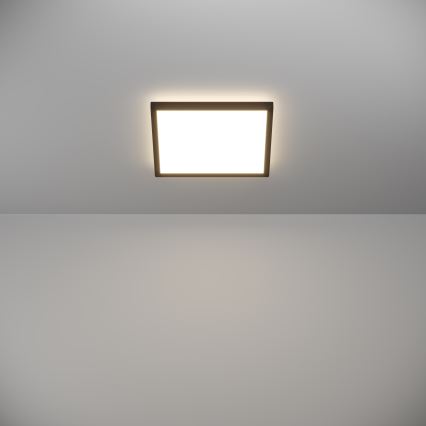 Eglo - LED οροφιαίο φωτιστικό μπάνιου LED/13,4W/230V 2700/4000/6500K 29x29 εκ. IP44 μαύρο