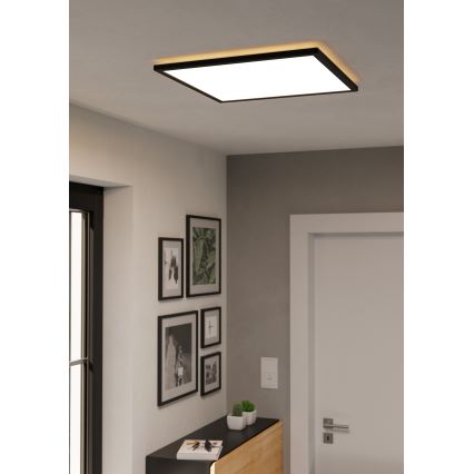 Eglo - Φωτιστικό οροφής μπάνιου LED LED/17W/230V 2700/4000/6500K 50x50 cm IP44 μαύρο