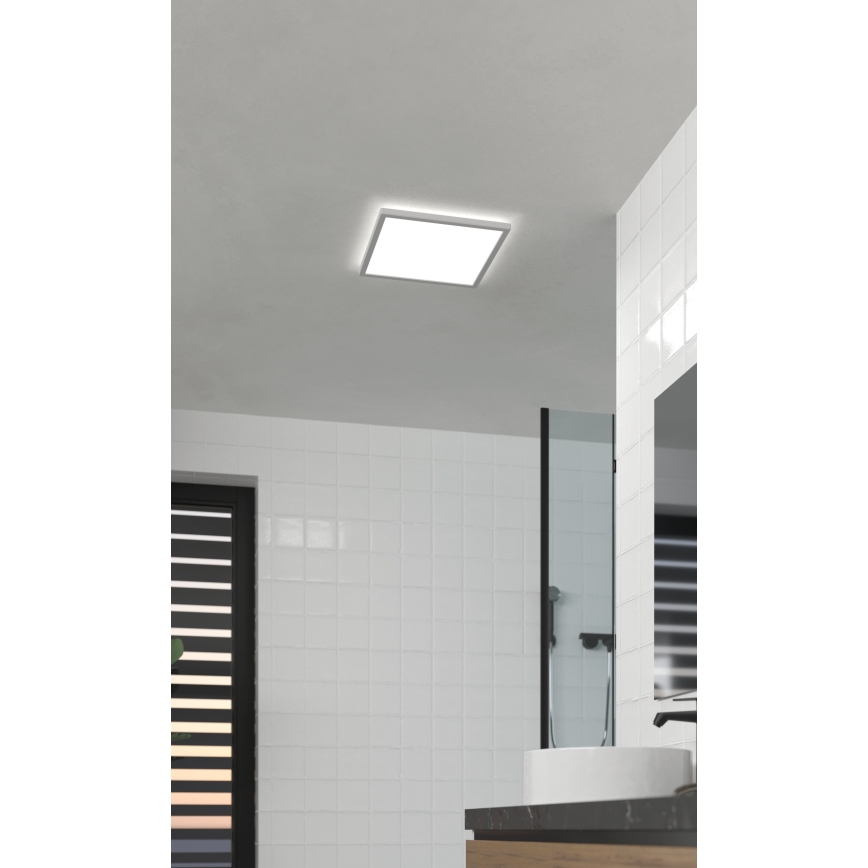 Eglo - Φωτιστικό οροφής μπάνιου LED LED/17,6W/230V 2700K/4000K/6500K 39x39 cm IP44 λευκό