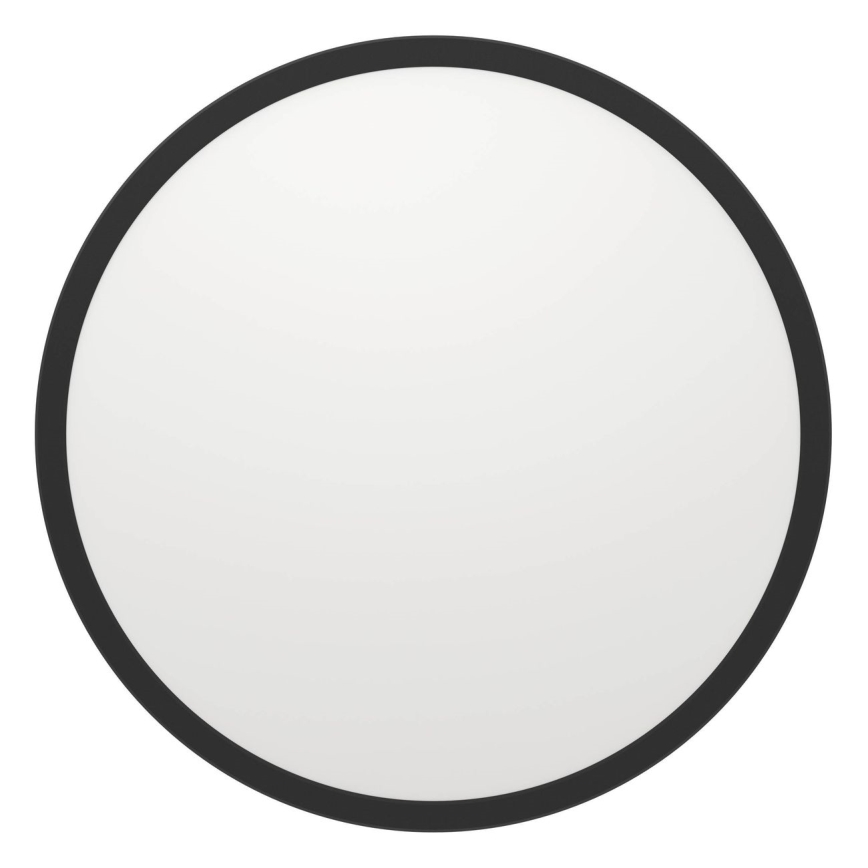 Eglo - Φωτιστικό οροφής μπάνιου dimming LED LED/16,8W/230V 2700-6500K διάμετρος 50 cm IP44 μαύρο + τηλεχειριστήριο